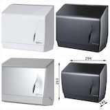 thumbnail of Papierspender 500 Blatt Handtuchspender Papierhandtuchspender Box Schwarz