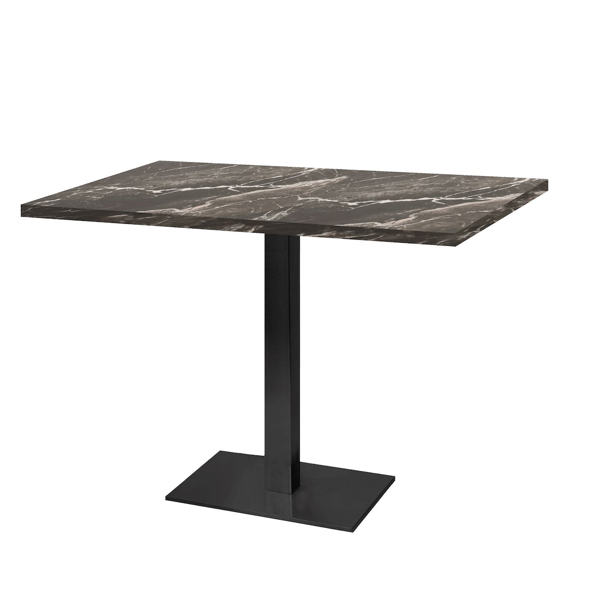 Restootab - Tafel 120x70cm - Milaan model koninklijk marmer