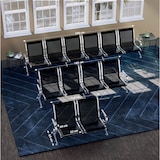 thumbnail of Wachtbank Airport zwart/2-zits