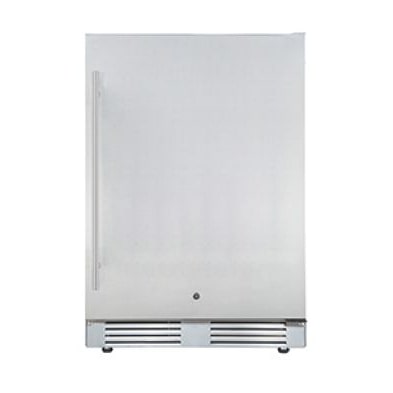 FrigeluX Réfrigérateur table top 136L extérieur encastrable sous plan, Inox RETT136A