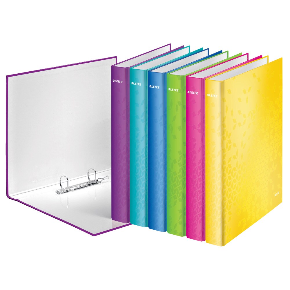 4241 Ringbuch WOW, A4 maxi, PP, 2 Ringe Ø25 mm, sortiert