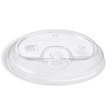 thumbnail of 1000 Deckel für Becher rPet Ø 90x22 mm transparent mit Trinköffnung