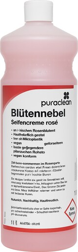 thumbnail of puraclean Blütennebel Seifencreme rose 1 Liter