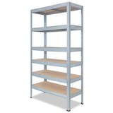 thumbnail of shelfplaza PRO 180x100x40 cm Schwerlastregal in verzinkt mit 6 Böden und 166 kg Traglast pro Boden