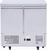 thumbnail of ICE-A-COOL 2 türiger Kühltisch mit Arbeitsplatte, Kapazität 169 L, automatische Abtaufunktion