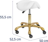 thumbnail of physa Sattelhocker - 55 - 70 cm - 150 kg - weiß/golden