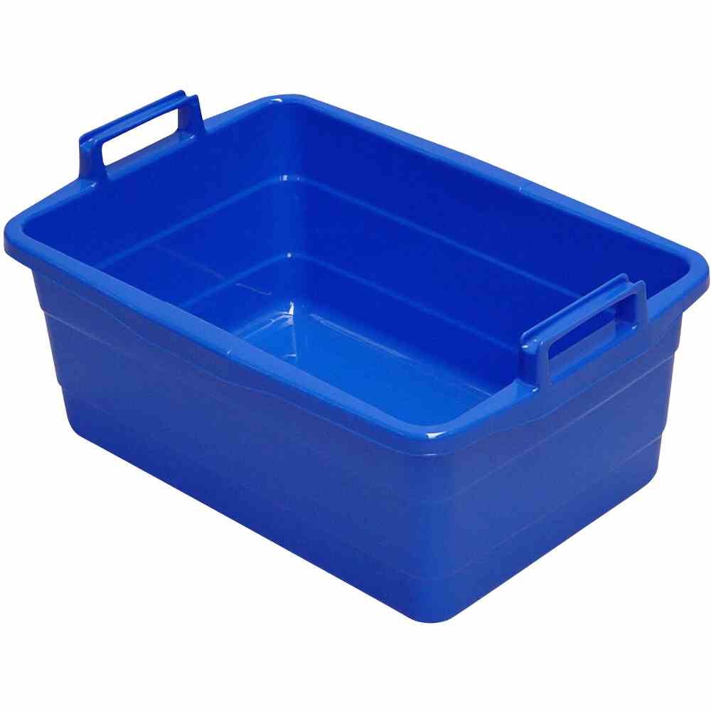 LOCKWEILER   Wanne eckig 62 cm/45 l blau