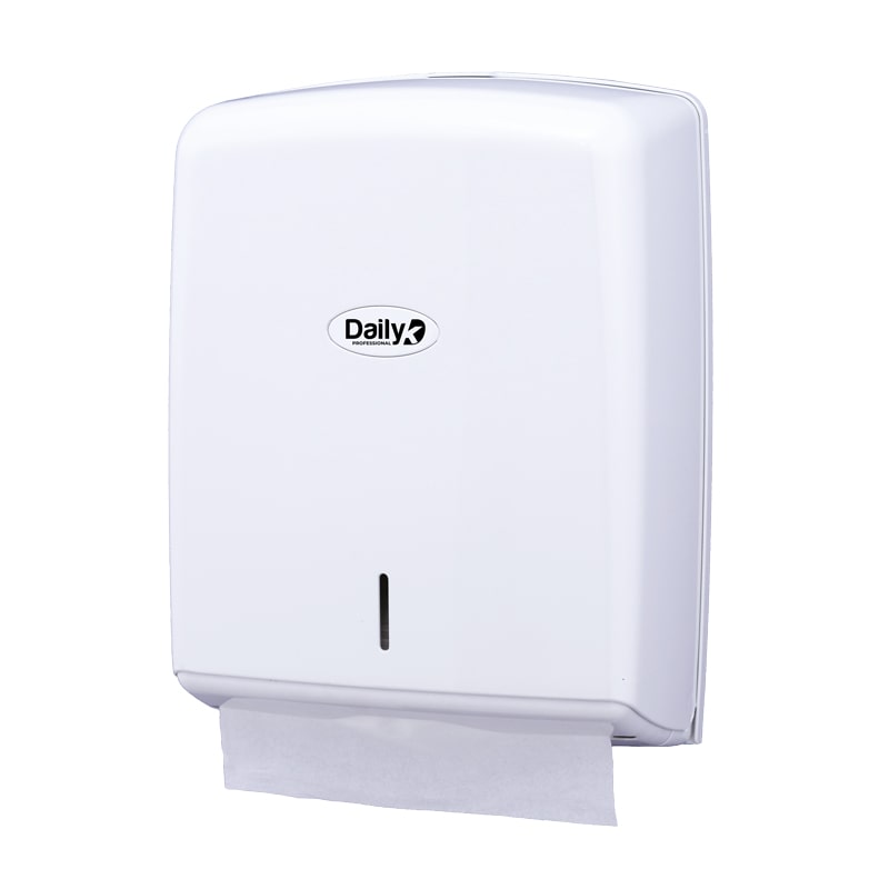 Distributeur d'essuie-mains pliés DailyK Professionnel - ABS Blanc
