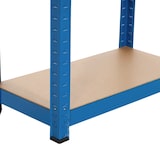 thumbnail of Estantería Metálica Azul con 4 Baldas Ajustables 148x60x30cm 240Kg 7house