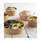 thumbnail of MONOUSO - Insalatiera di Cartone Kraft-Kraft 750ml Ø15,0cm (50 Pezzi)