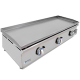 thumbnail of LUX WORLDMAI Gas-Grillplatte 100 cm aus laminiertem Stahl für die Gastronomie. INOX-Grillplatte für Bar- und Restaurantküchen.