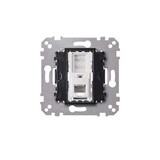 thumbnail of Merten Telefonsteckdosen-Einsatz MEG4214-0000