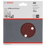 thumbnail of Schleifblatt C430, 150 mm, 40, 6 Löcher, Klett, 5er-Pack
