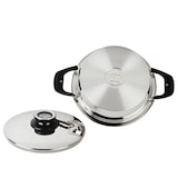thumbnail of ECOVITAM – Sauteuse 3L Inox 18/10 – Diamètre 24cm – Tous feux – Thermomètre intégré