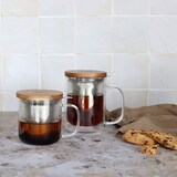 thumbnail of Ogo Living - Tisanière gustave en verre borosilicate 300ml