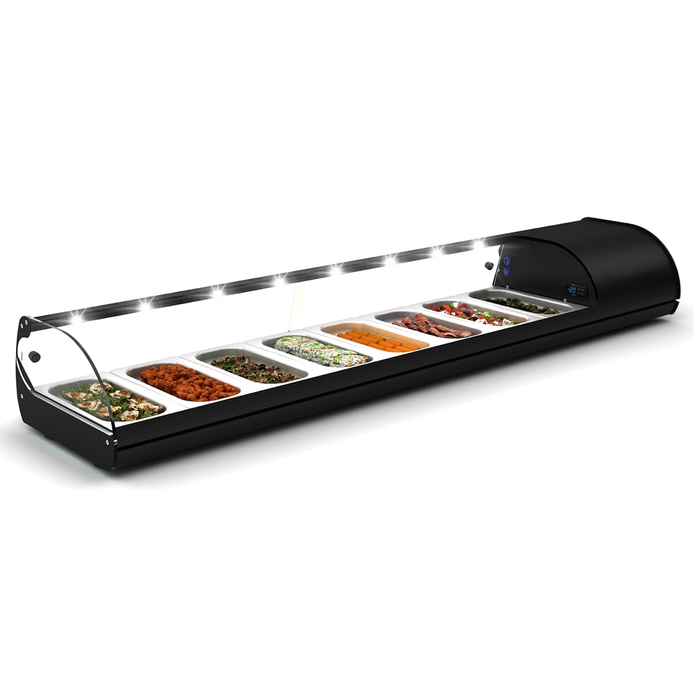 Vitrina Expositor de tapas - SAYL V6, 6 bandejas