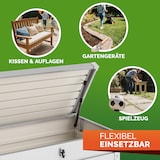 thumbnail of Gardebruk Auflagenbox Abschließbar Gasdruckfeder Weiß