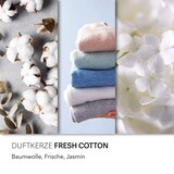 thumbnail of Duftkerze Candle Brothers Fresh Cotton, Kerze im Glas, 2 Dochte, 510g, 100h Brenndauer, Raumduftkerze, weiß