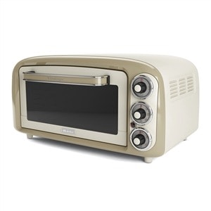 ariete horno vintage beige acero inox 18l grill 979/03