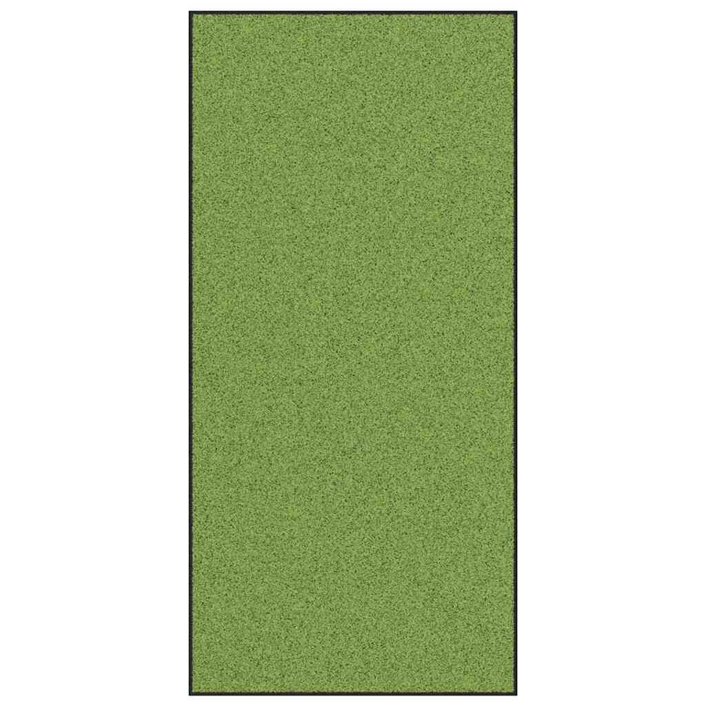 vidaXL Deurmat Anders Groen en Zwart 120 x 250 cm Polyamide en PVC