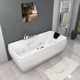 thumbnail of Whirlpool Pool Badewanne Wanne W49-TH-PR 170x80cm mit Farblicht, aktive Schlauch-Reinigung