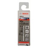 thumbnail of Metallbohrer HSS-G, DIN 338, 2,6 x 30 x 57 mm, 10er-Pack
