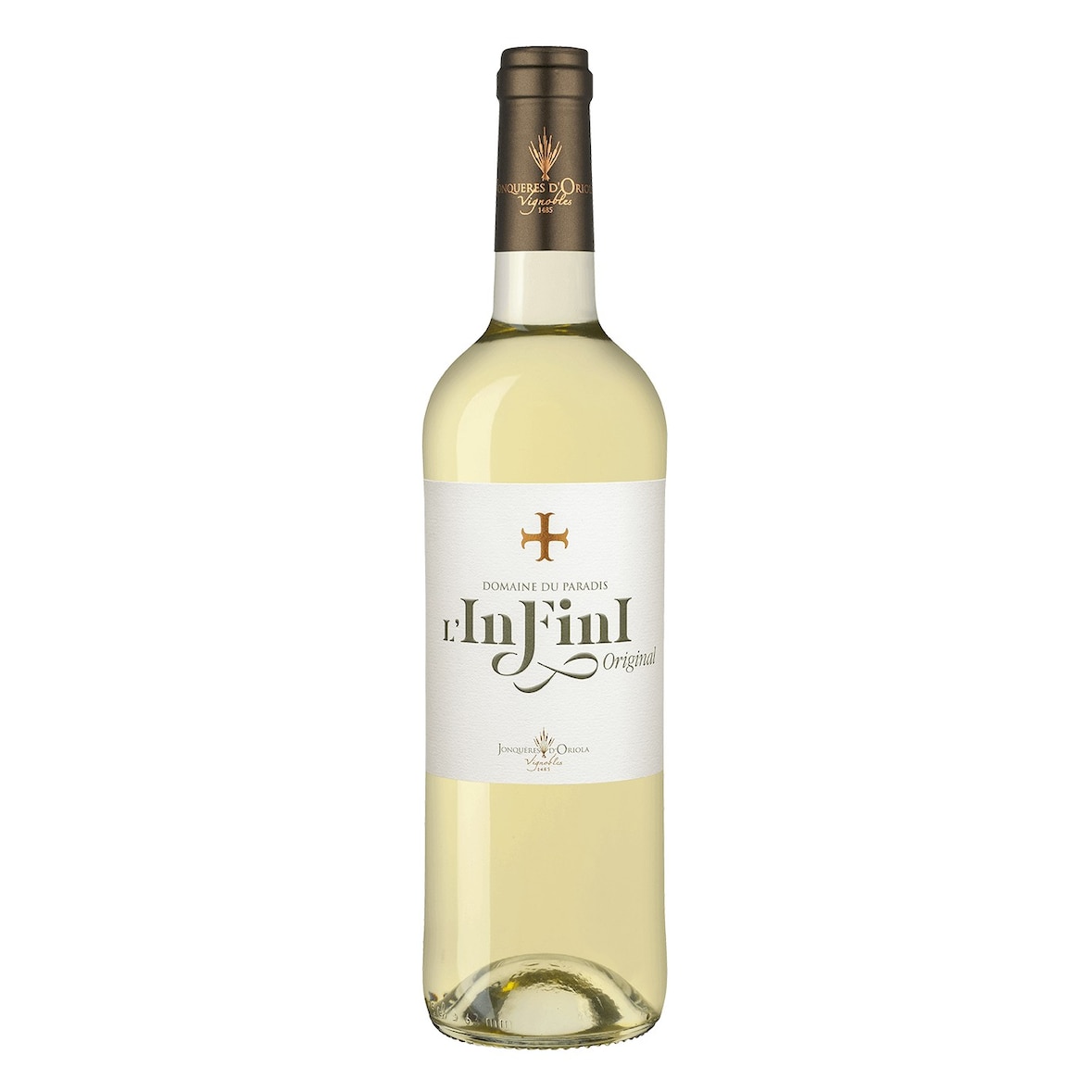 Jonqueres d'Oriola - domaine du Paradis l'infini Chardonnay blanc