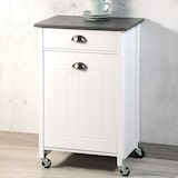 thumbnail of KESPER Küchenwagen inkl. Abfalleimer, weiß, FSC