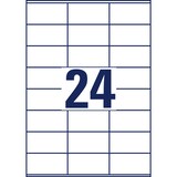 thumbnail of Avery Zweckform 3490 Universal-Etiketten, A4 mit ultragrip, Adressaufkleber, 70 x 36 mm, 30 Bogen/720 Etiketten, weiß