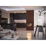 thumbnail of Camino a Bioetanolo Trifacciale da Incasso 80x50 cm Inside u 800 Nero con Vetro