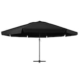thumbnail of vidaXL Sonnenschirm mit Aluminium-Mast 600 cm Schwarz