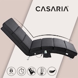 thumbnail of Casaria Relaxliege London Massage Leinenoptik Anthrazit