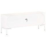 thumbnail of vidaXL TV-Schrank Weiß 115x30x46 cm Massivholz Mango