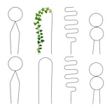 thumbnail of Relaxdays Rankhilfe 8tlg. Set, Kletterhilfe Metall, geometrische Formen, Topf- & Zimmerpflanzen, Pflanzenstütze, schwarz