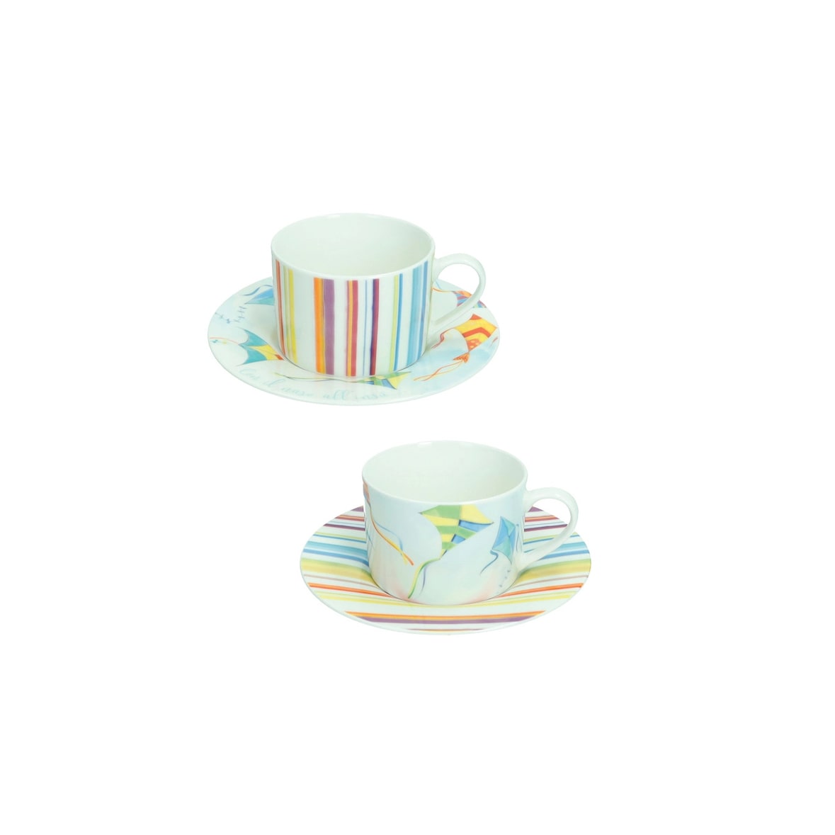 Conjunto de 2 xícaras de chá