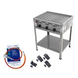 thumbnail of ChattenGlut Gasbräter 3-flammig 10,8kW Standgerät Einzelne Edelstahlstäbe als Rost mit DGUV