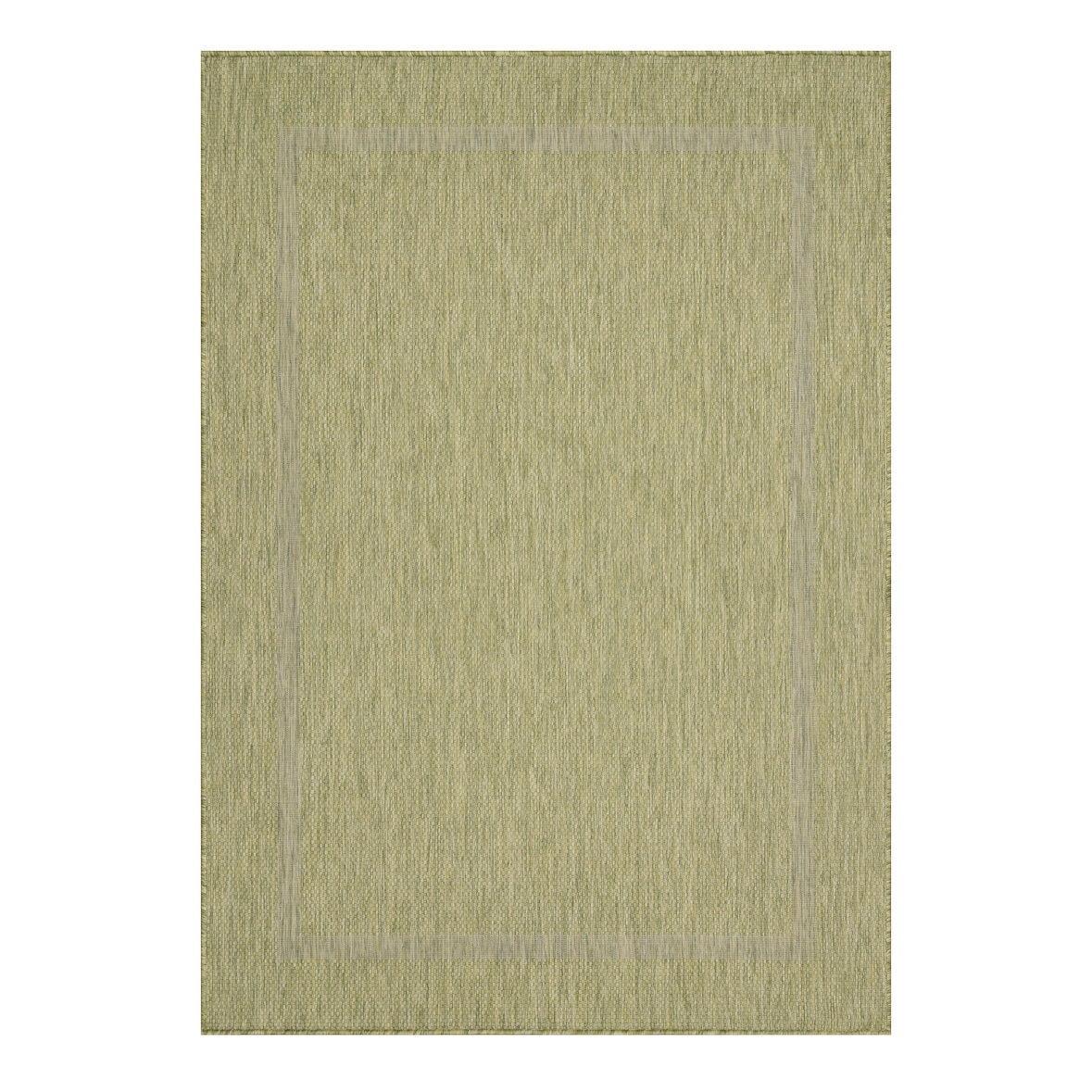 Teppich Balkon Unifarben Pflegeleicht Waschbar Strapazierfähig Terrasse Küche Läufer Grün 80x250 cm OEKO-TEX – ALSTER von Kadima Design