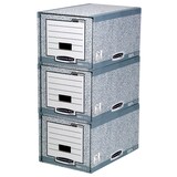 thumbnail of Schubladen Archiv System BxHxT 39x31x56,8cm grau Packung mit 5 Stück