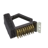 thumbnail of Tarrington House Barbecue reinigingsborstel 3-in-1, kunststof/koperdraad/roestvrij staal, 10 x 12 cm, zwart