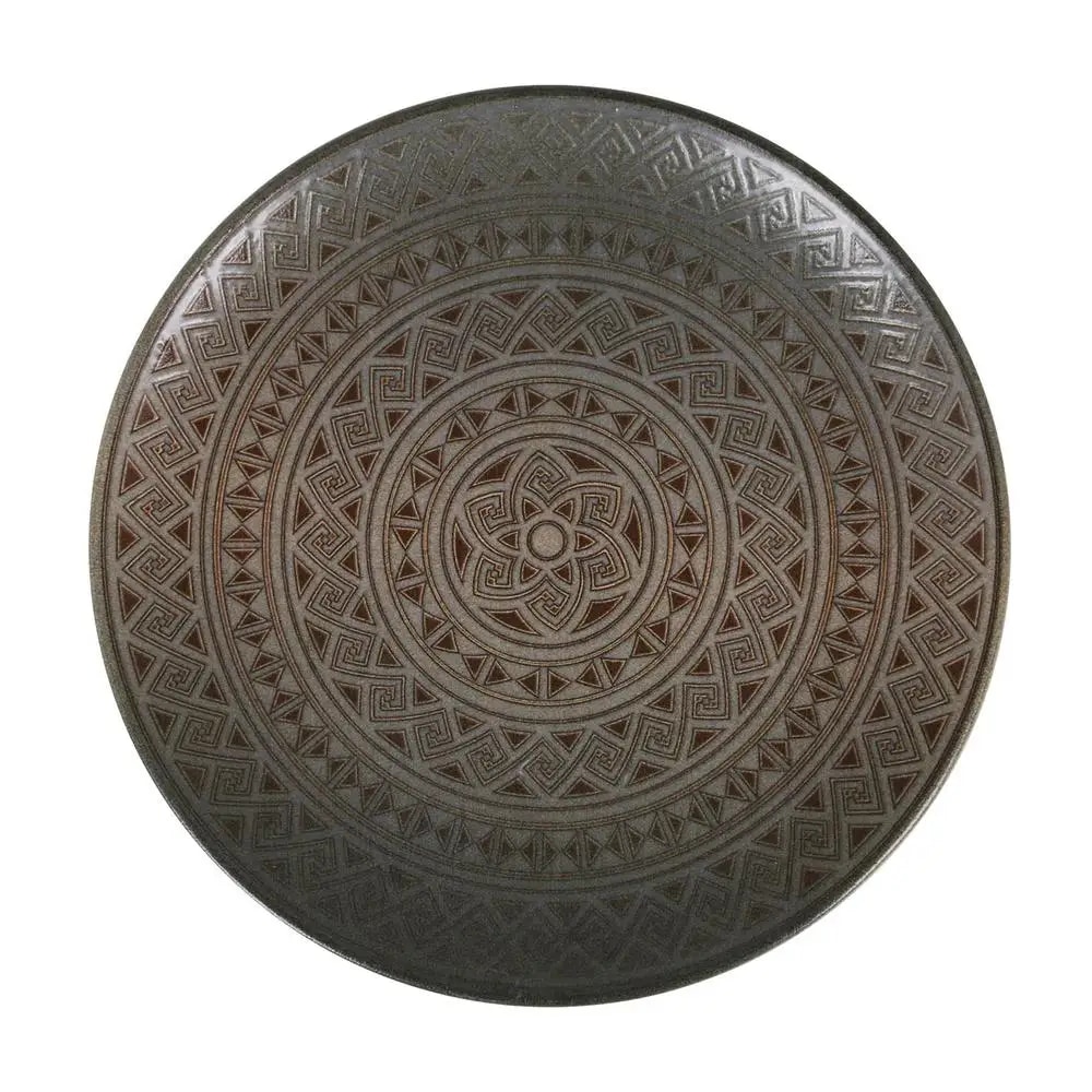 Bonna - Plato Llano Gourmet Damasquino 27X2.5Cm Bonna Caja De 12 Uds