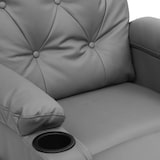 thumbnail of vidaXL Massagesessel Elektrisch Grau Kunstleder
