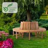 thumbnail of Banc d'arbre Novum 200 cm/Teck