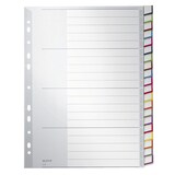 thumbnail of Leitz 1278-00-00 1278 Register - PP, blanko, A4, 20 Blatt, grau
