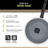 thumbnail of BE Living Wokpan met Deksel – Ø 28 cm – Keramisch – Inductie – PFAS Vrij Anti Aanbak – Delight Series