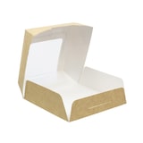thumbnail of MONOUSO - Caja de Cartón Kraft con Ventana 120x120x40mm (25 Uds)