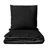 thumbnail of Bettwäsche 240x220 cm Fleece Schwarz Anthrazit Wendeseite Winter warm