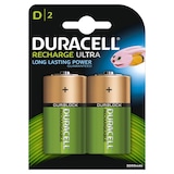 thumbnail of Pack 2 Pilas Tipo D Recargables Duracell Hr20 Nimh 1.2V 3000Mah Admiten Hasta 1000 Recargas