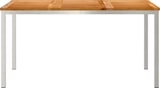thumbnail of vidaXL Esstisch für draußen 150x90x75 cm Massivholz Teak