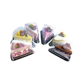 thumbnail of MONOUSO - Embalagem Tampa Porção Bolo 12,4x8,75x8,2cm (300 Uds)