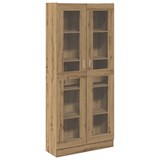 thumbnail of vidaXL Hoge kast 82,5x30,5x185 cm bewerkt hout artisanaal eikenkleur